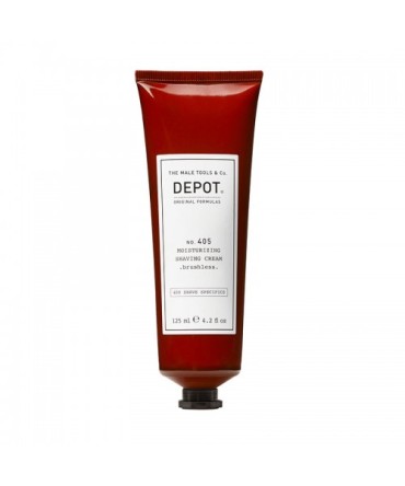 DEPOT no. 405 MOISTURIZING SHAVING CREAM .brushless Хидратиращ крем за бръснене .без четка 125 ml