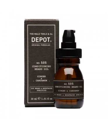 DEPOT no. 505 CONDITIONING BEARD OIL Луксозно масло за брада .ginger & cardamom 30 ml