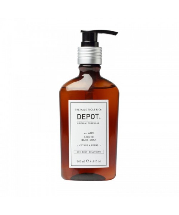 DEPOT no. 603 LIQUID HAND SOAP Течен сапун за ръце .citrus & herbs 200 ml
