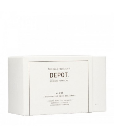 DEPOT no. 205 INVIGORATING HAIR TREATMENT Подсилващ лосион за коса за мъже 10x5 ml