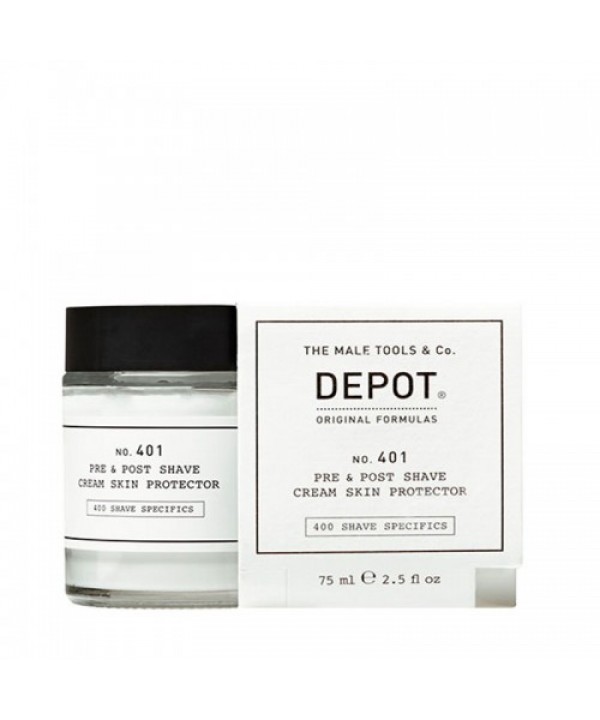 DEPOT no. 401 PRE & POST SHAVE CREAM SKIN PROTECTOR Скин протектор преди/след бръснене 75 ml