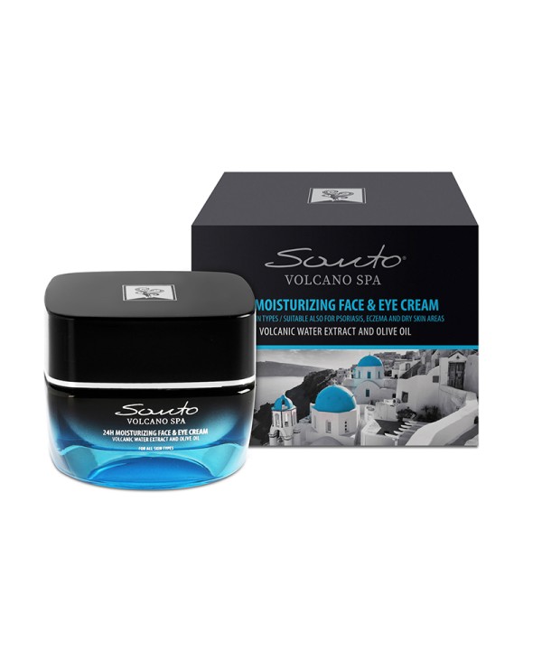 Santo Volcano Spa 24h Moisturizing Face and Eye Cream 2 to 1 50ml