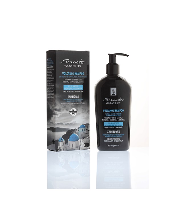 Santo Volcano Spa Shampoo for all Hair Types 250ml